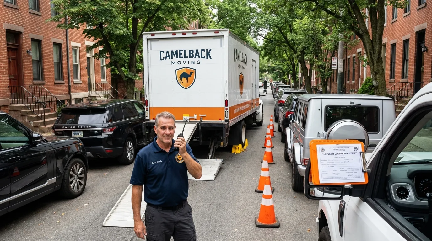 City street loading permit setup in Portsmouth, VA